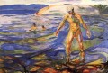 bathing man 1918 Abstract Nude